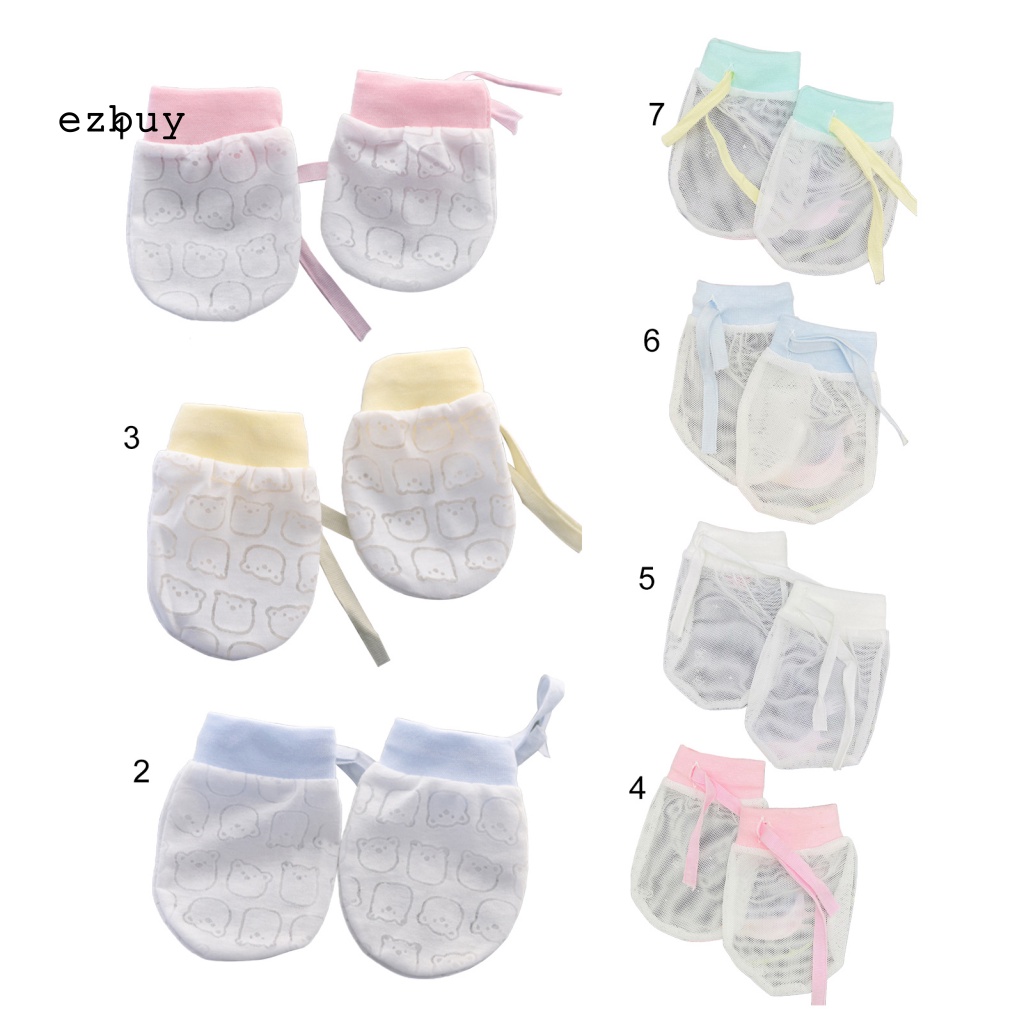 1 Đôi Găng Tay Thoáng Khí Chống Trầy Xước Dễ Điều Chỉnh Cho Bé