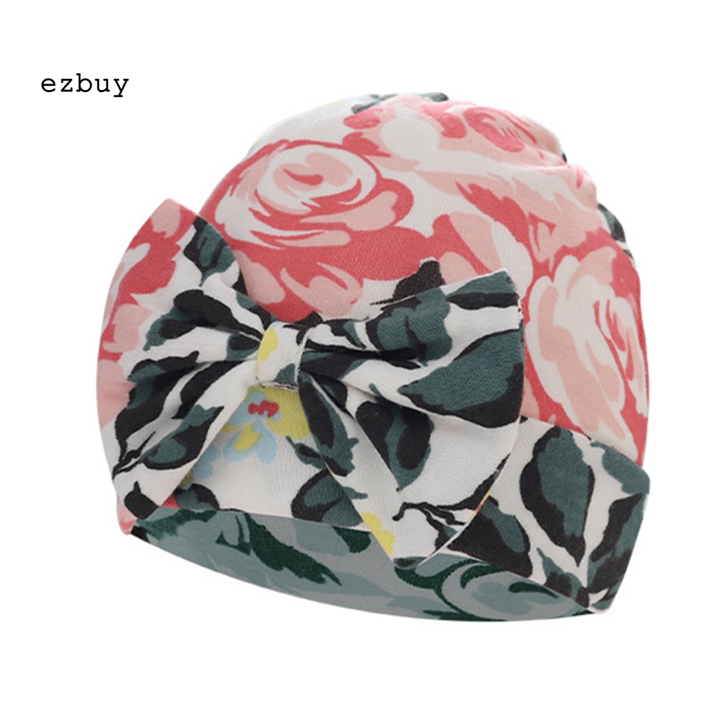 Mũ Turban Thắt Nơ Bảo Vệ Da Thoải Mái Cho Bé Mặc Hàng Ngày