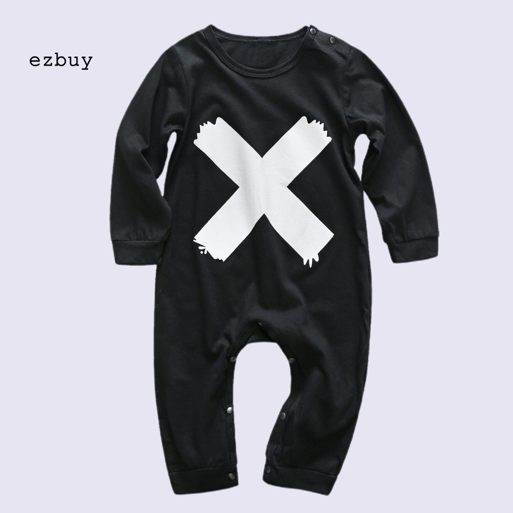 Bộ Áo Liền Quần Bằng Cotton Siêu Mềm Thoáng Khí Thời Trang Mùa Thu Cho Bé