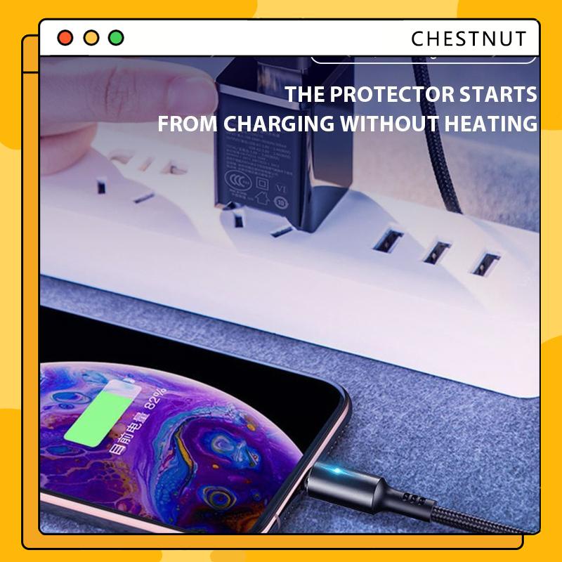 Cáp Sạc Nhanh USB Type-C/ iP 5A cho Xiaomi Samsung Huawei M30 P40 Oppo Vivo-CT