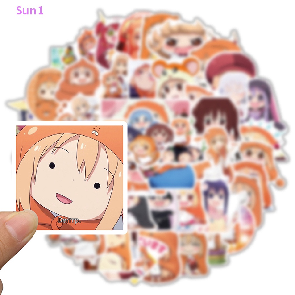 Sun1 > 50 Chiếc Phim Hoạt Hình Himouto! Sticker Umaru-chan Dán Trang Trí Laptop Xe Đạp