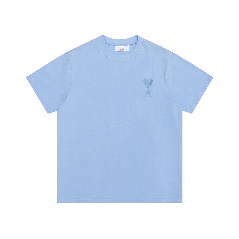 Bán Chạy Nhất Áo Thun Cotton Tay Ngắn Thêu Hình Trái Tim Plus Size Unisex