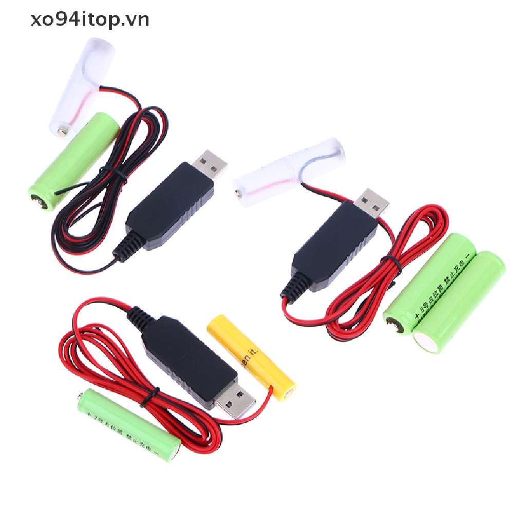 1 Dây Cáp Nguồn AA / AAA Thay Thế 1-3 Cái 1.5V