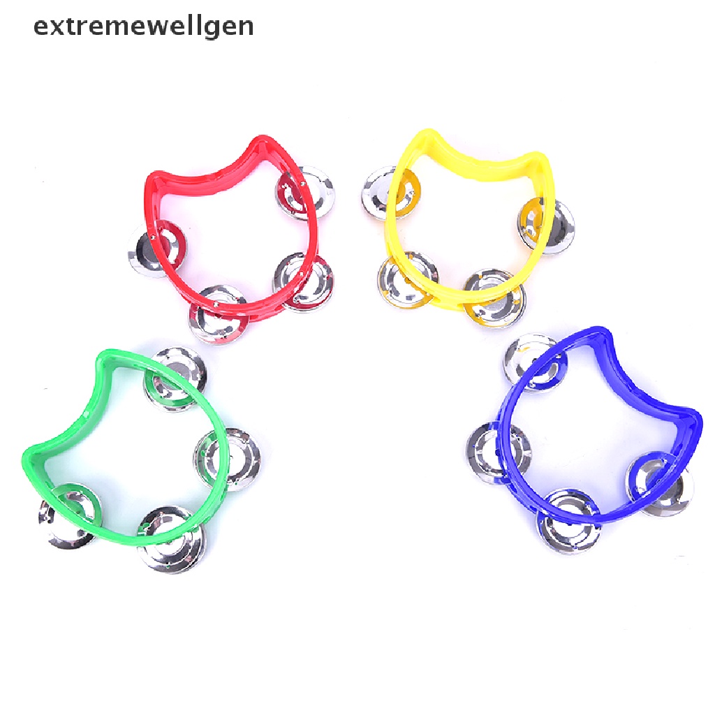 Trống Lục Lạc Cầm Tay Bằng Nhựa Và Kim Loại Dành Cho Trẻ Em Phụ Kiện Chuyên Dụng Dành Cho Llff