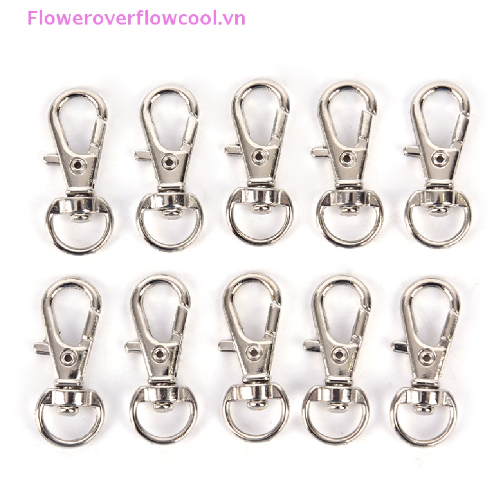 Bộ 10 Móc Khóa Mini Bằng Hợp Kim Nhôm