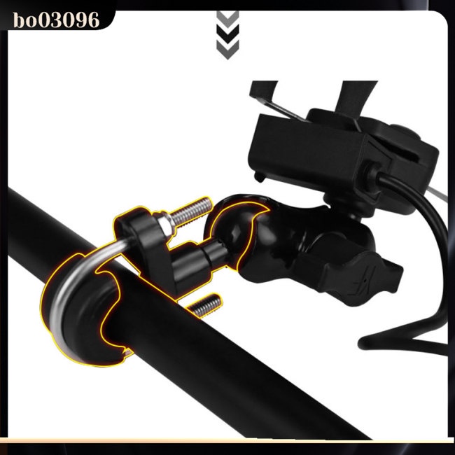 Giá Đỡ Điện Thoại Gắn Kính Chiếu Hậu Xe Máy Hình Chữ U