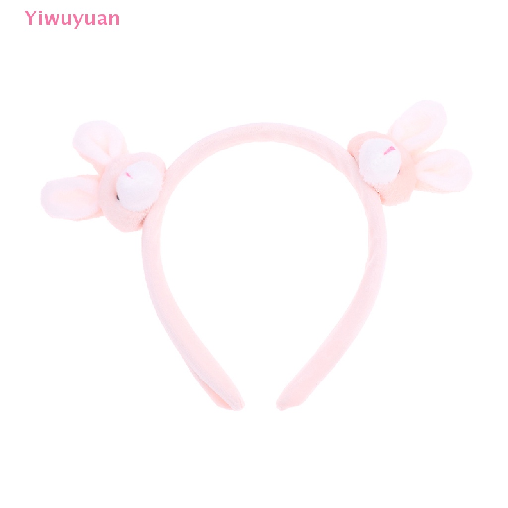 1 Cài Tóc Tai Thỏ Lông Xù Đáng Yêu Phong Cách Hàn Quốc Mới