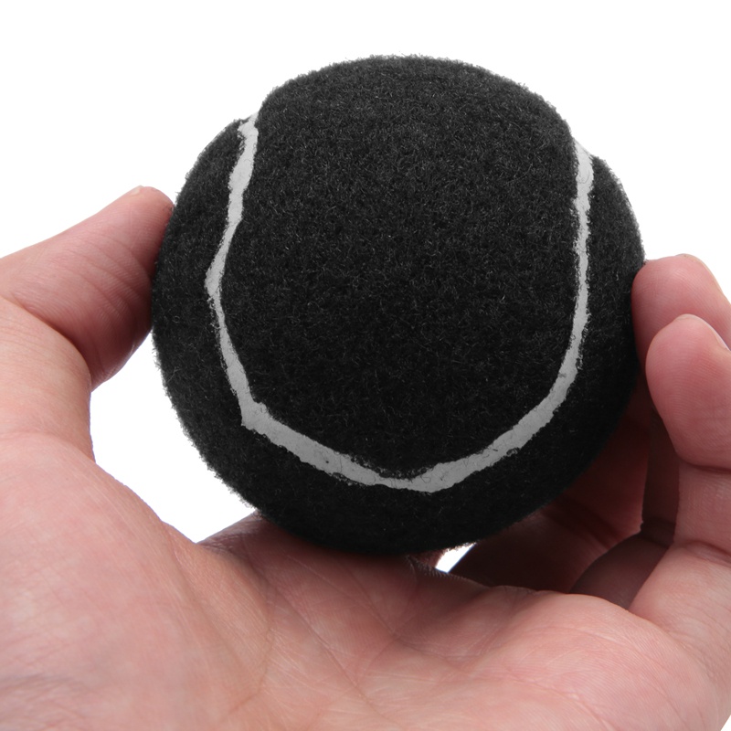 Bộ 6 Quả Bóng Tennis Đàn Hồi 66mm Chống Mòn Màu Đen Cho Người Mới Bắt Đầu