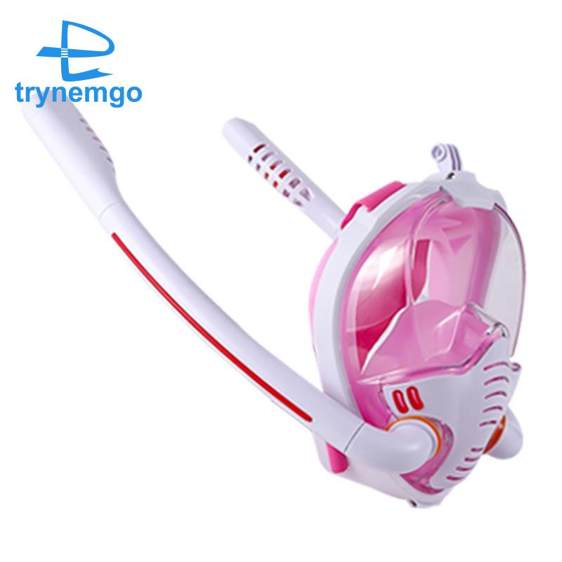 Mặt Nạ Lặn Kèm Ống Thở Bằng Silicone Chất Lượng Cao Dành Cho Người Lớn