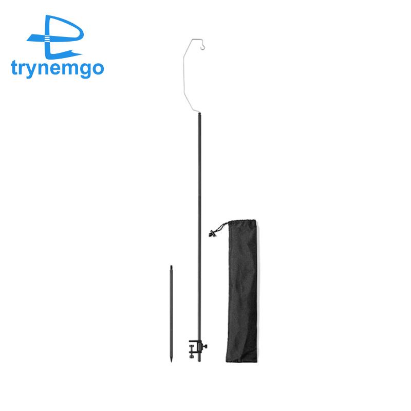 Giá Đỡ Đèn Cắm Trại Bằng Hợp Kim Nhôm Tùy Chỉnh Kèm Móc Treo Tiện Dụng Mang Theo Du