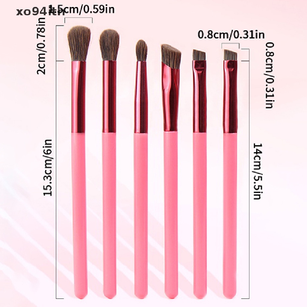 Set 6 Cọ Trang Điểm Chân Mày Chất Lượng Cao