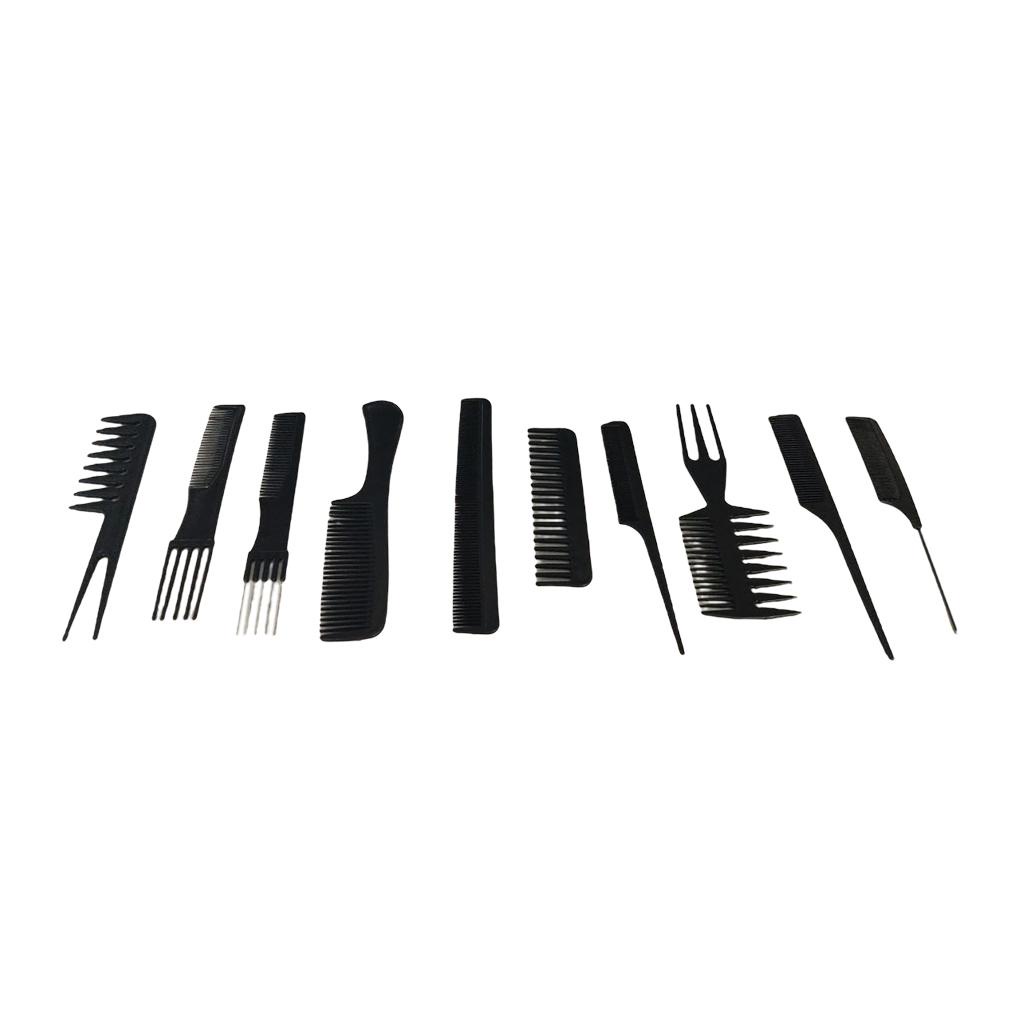 Set 10 Lược Chải Tóc Tạo Kiểu Chuyên Nghiệp