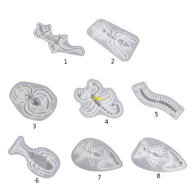 Khuôn Silicone Làm Mặt Dây Chuyền 3d Hình Land-Animal DIY