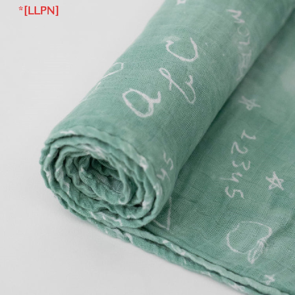 Chăn Quấn Em Bé Sơ Sinh Bằng Cotton Phấn Muslin