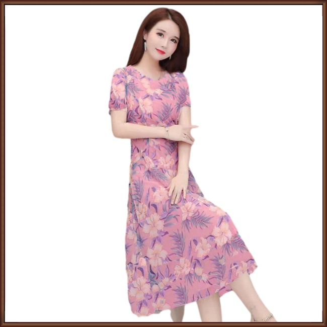 Đầm Dáng Ôm In Hoa Thời Trang Mùa Hè Cho Nữ