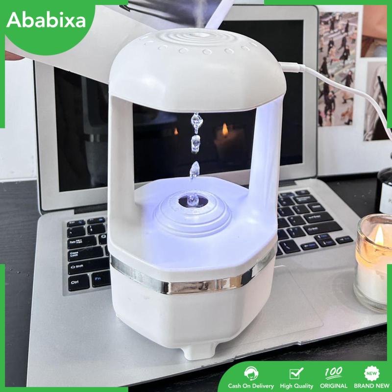 Máy Tạo Độ Ẩm Không Khí Hình Giọt Nước Có Đèn Ngủ Sạc USB