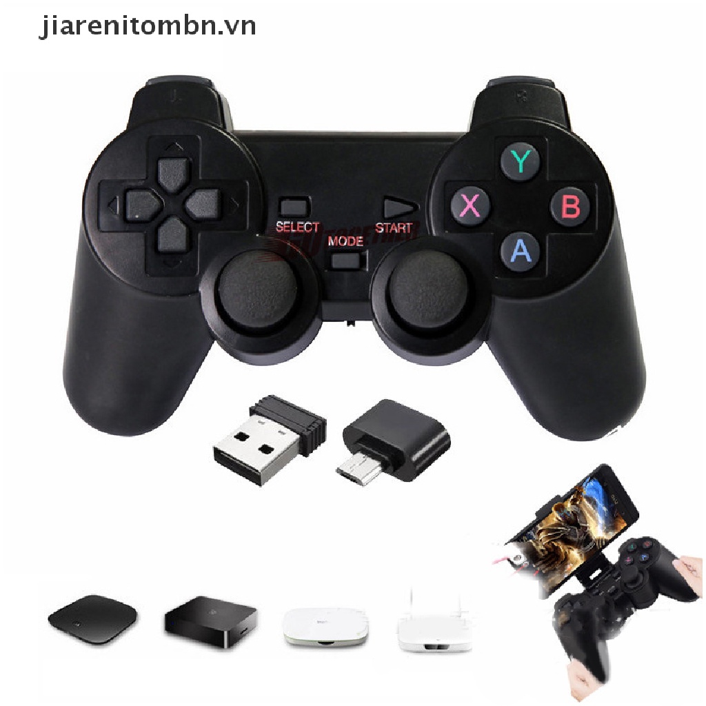 Tay Cầm Chơi Game Không Dây jiarenitombn 2.4G Cho PS2 / PS3 Android Phone / TV Box / Smart TV Joy Rung