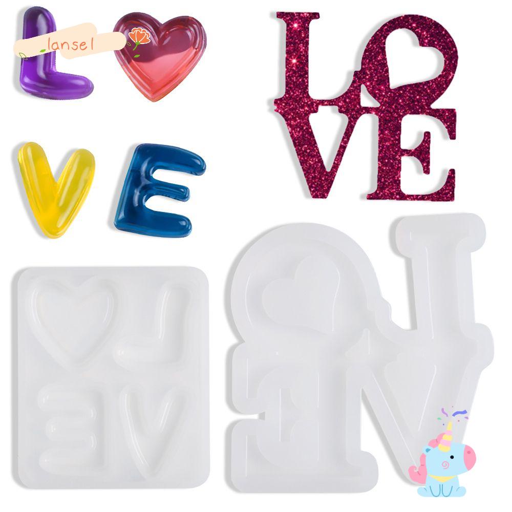 Khuôn Silicone Làm Mặt Dây Chuyền Hình Chữ LOVE