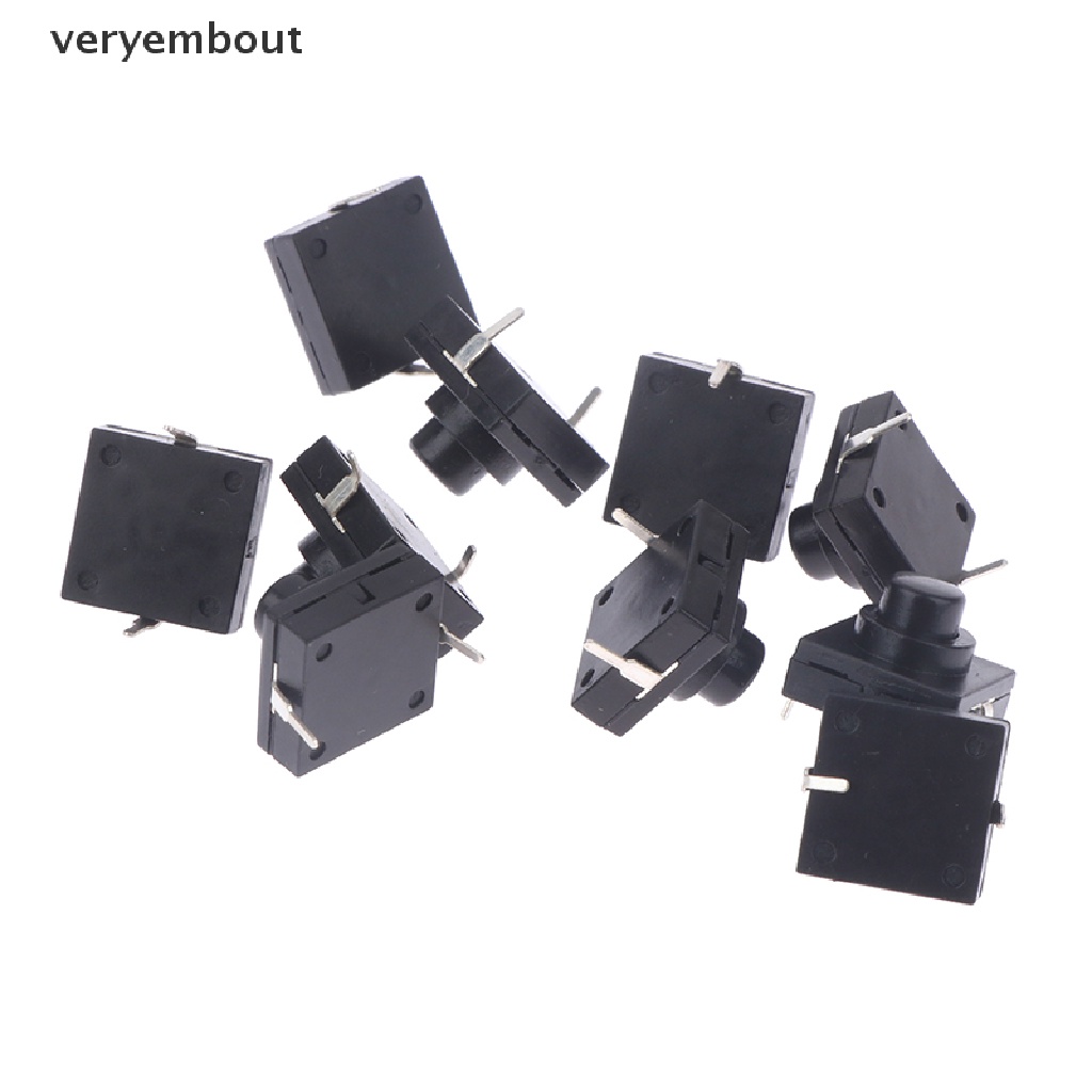 Set 10 Công Tắc Đèn Pin 12 * 12 * 9.4MM 2Pin Siêu Mỏng Tiện Dụng