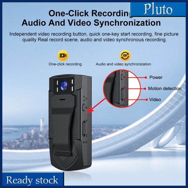 Mới Máy Quay Hồng Ngoại Md33 Góc Rộng 120 Độ Hd 1080p Hỗ Trợ Tầm Nhìn Ban Đêm