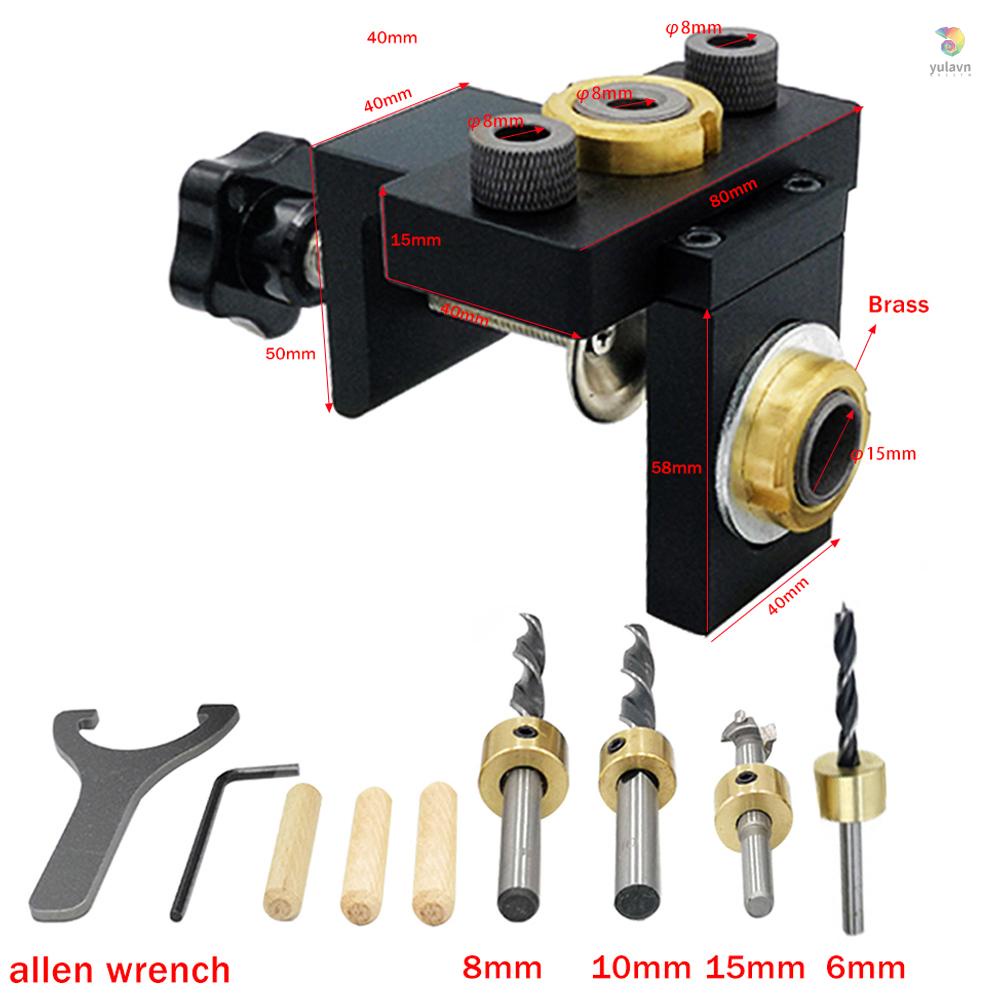 Bộ Dụng Cụ Định Vị Lỗ Khoan Có Thể Tháo Rời Cho Đồ Nội Thất