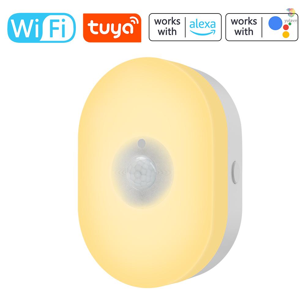 Yula) Đèn Ngủ Cảm Ứng Thông Minh Kết Nối WiFi Nhiều Màu Sắc Tương Thích Với Amazon Alexa G