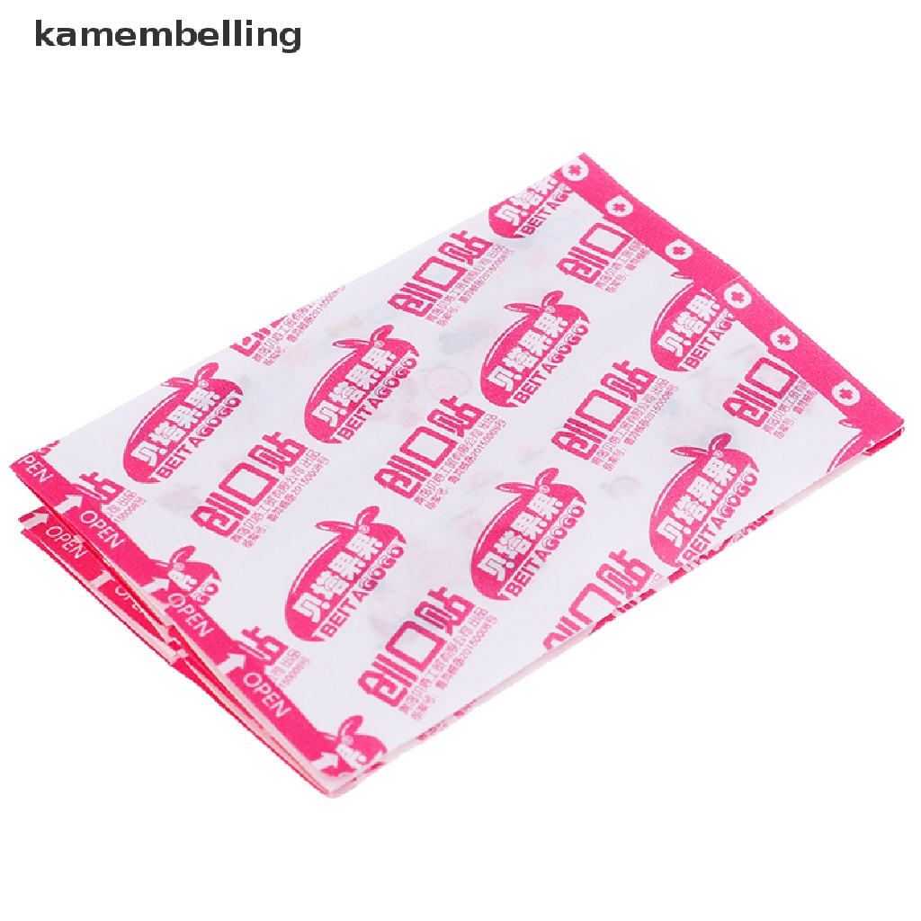 Kamembelling 120 Miếng Dán Bằng PE Trong Suốt Thoáng Khí Họa Tiết Hoạt Hình