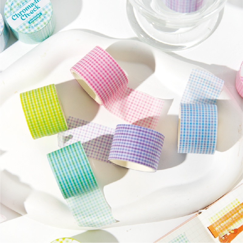 Cuộn Băng Dính Washi 2.8Cmx3M Phong Cách Hàn Quốc Dùng Trang Trí Sổ Tay DIY