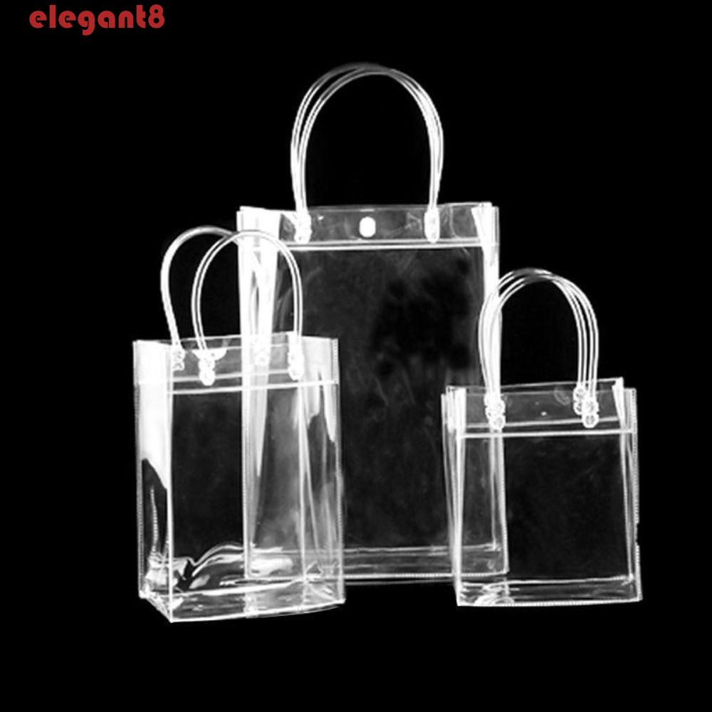 Túi Xách Tay Bằng Nhựa PVC Chống Thấm Nước Thanh Lịch