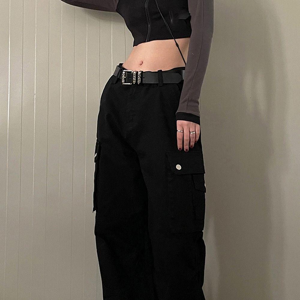 Thắt Lưng Da PU Bản To Y2K Khóa Cài Hình Hoa Khoét Rỗng Kiểu Hàn Quốc Có Thể Điều Chỉnh Cho Nữ