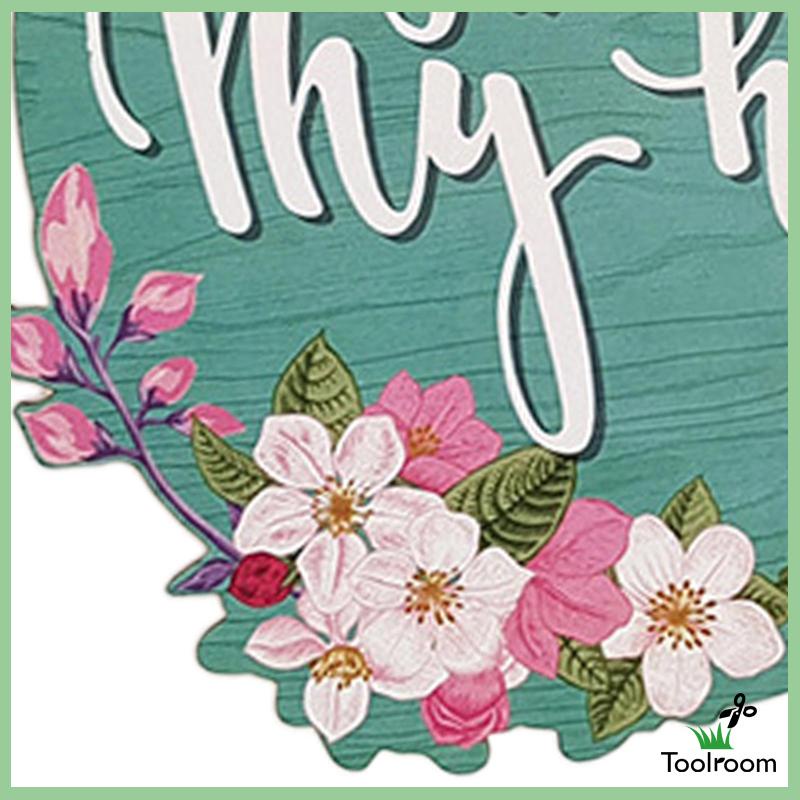 Biển Hiệu Chào Mừng Hình Tròn Dùng Trang Trí Cửa Trước