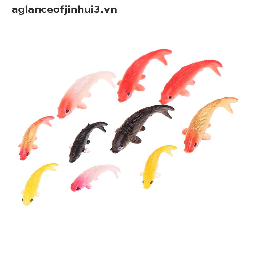 Set 5 Chú Cá Chép Mini Trang Trí Nhà Búp Bê