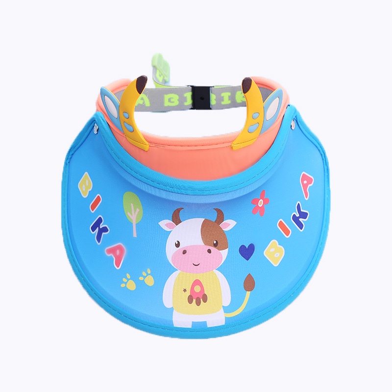 Mũ Lưỡi Trai Nửa Đầu Chống Nắng Họa Tiết Hoạt Hình Dễ Thương Cho Bé