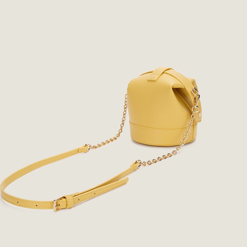 Túi Đeo Vai Màu Trơn Dây Xích Thời Trang Chất Lượng Cao Cho Nữ