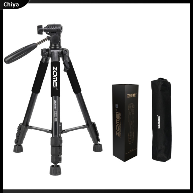 Giá Đỡ Ba Chân Bằng Nhôm Chuyên Nghiệp Zomei Q111 Cho Máy Ảnh Kỹ Thuật Số Dslr