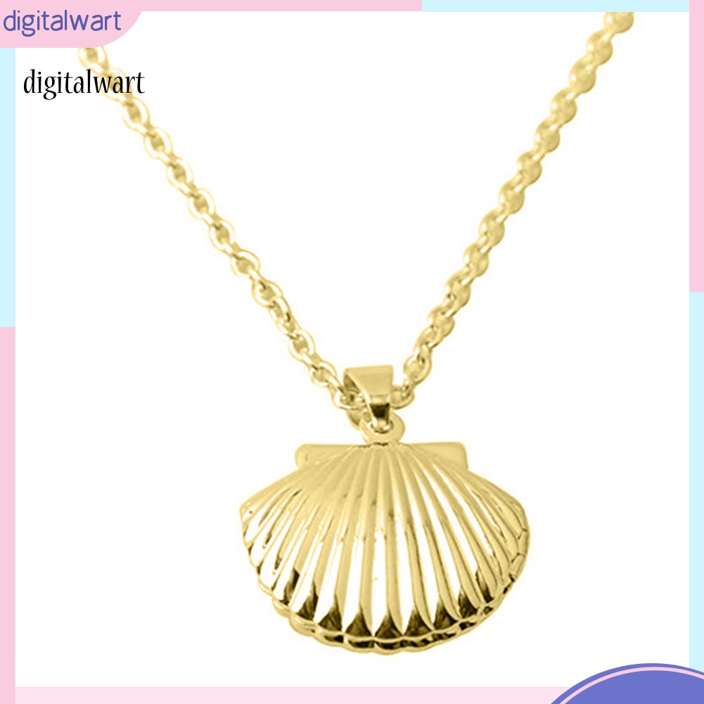 Kỹ Thuật Số| Vòng cổ HợP Kim HìNh Vỏ Sò ThờI Trang