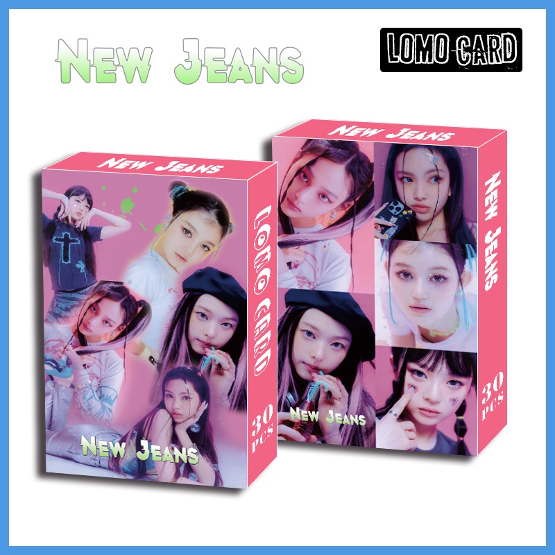 Hộp ảnh 30 tấm Lomo card NEWJEANS MINJI HANNI DANIELLE HAERIN HYEIN