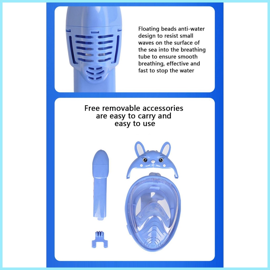 Mặt Nạ Lặn Che Phủ Toàn Diện Chống Sương Mù Dành Cho Trẻ Em Và Người Lớn