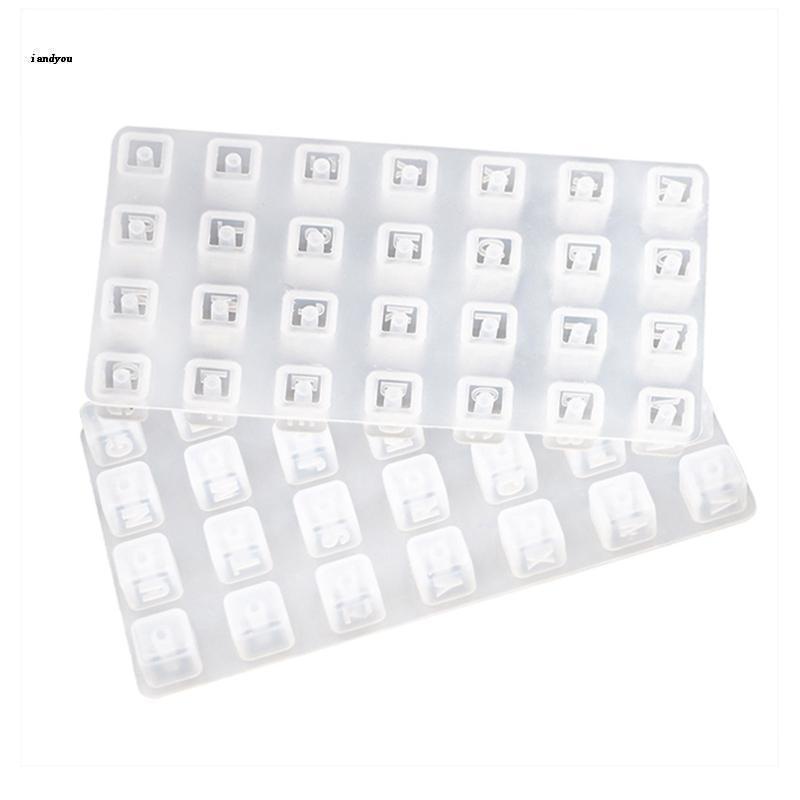 ✿ Khuôn Silicone Làm Vòng Đeo Tay Hình Vuông DIY