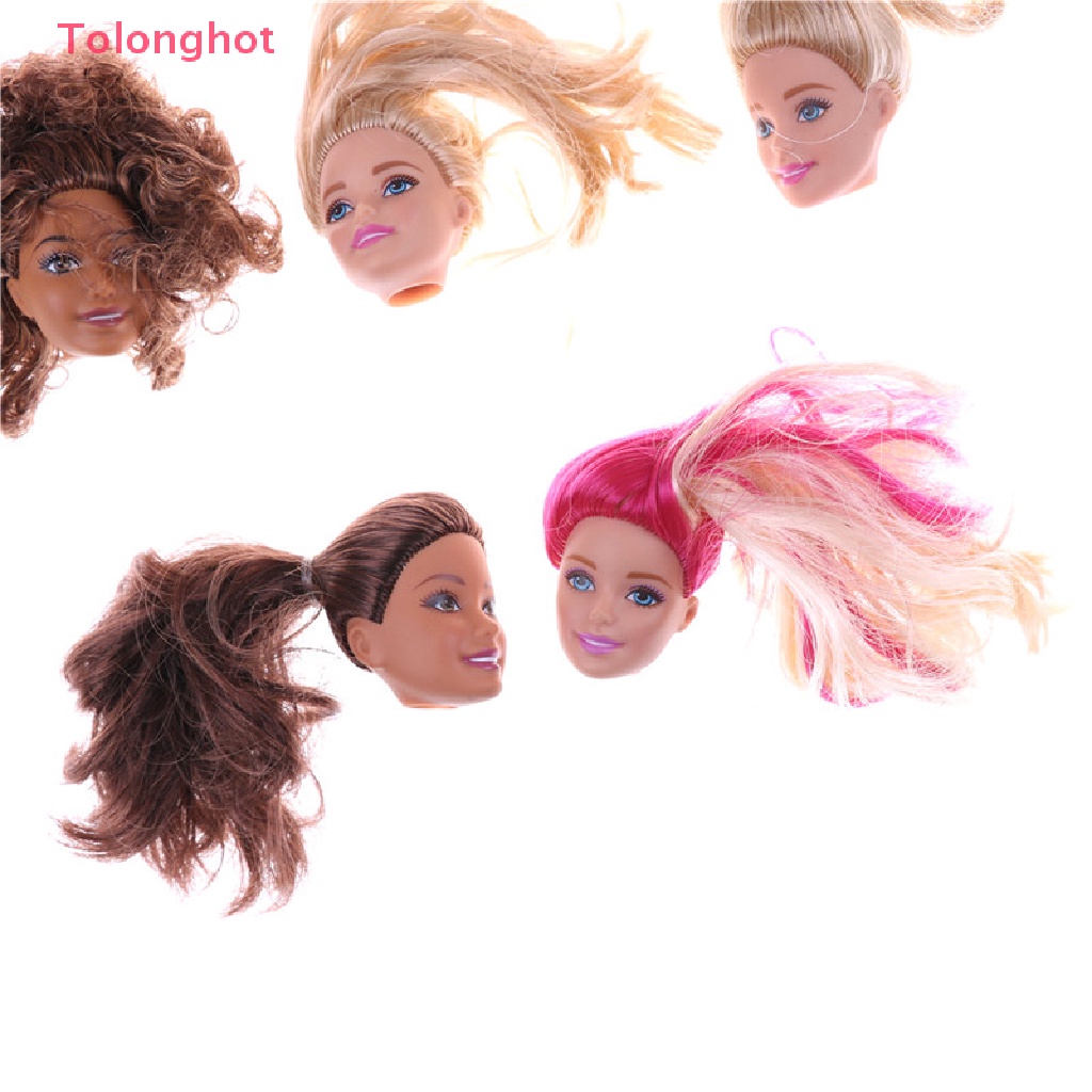 Đầu Búp Bê Barbie Tóc Dài Tỉ Lệ 1 / 6