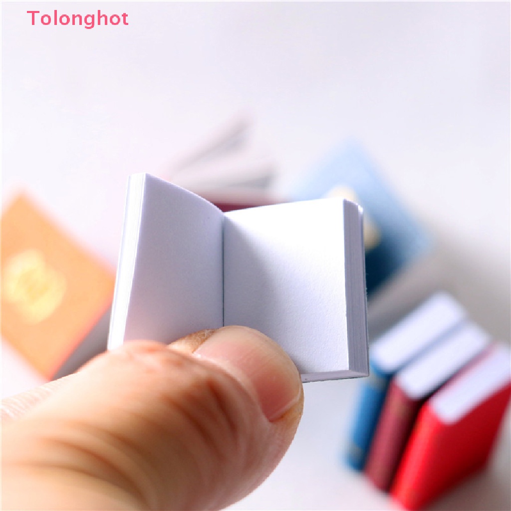 Set 4 Mô Hình Sách Mini 2021 Trang Trí Nhà Búp Bê 1 / 12