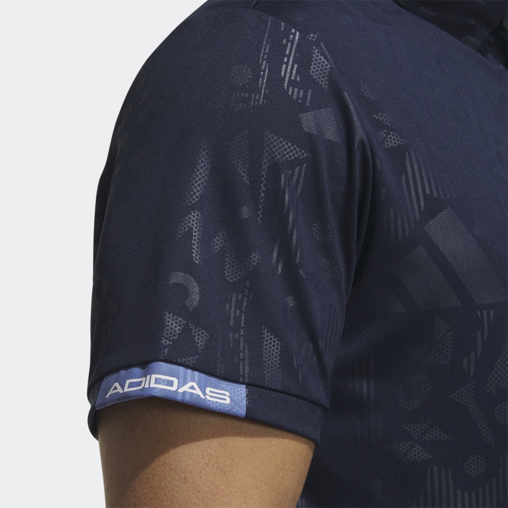 Adidas Đánh gôn Áo Polo Dập Chìm AEROREADY Nam Màu xanh da trời HT6849
