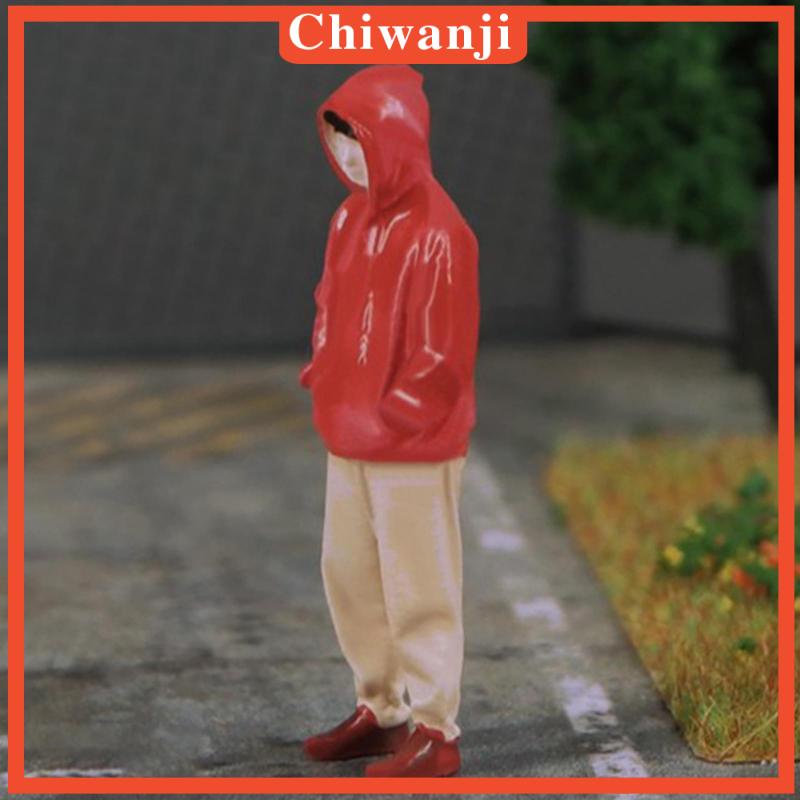 [Chiwanji] Mô Hình Búp Bê Mặc Quần Áo Đỏ Tỉ Lệ 1 / 24