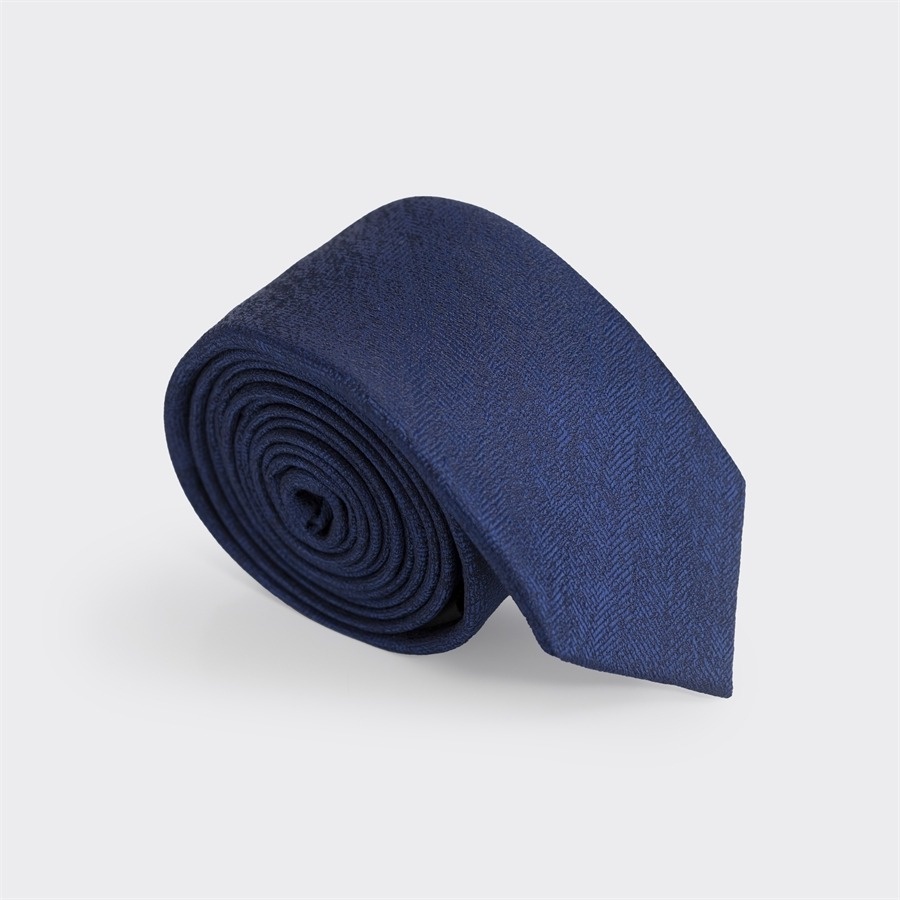 Cà vạt nam ARISTINO thiết kế bản trung, họa tiết chấm tròn dệt jacquard tinh tế- ATI08402