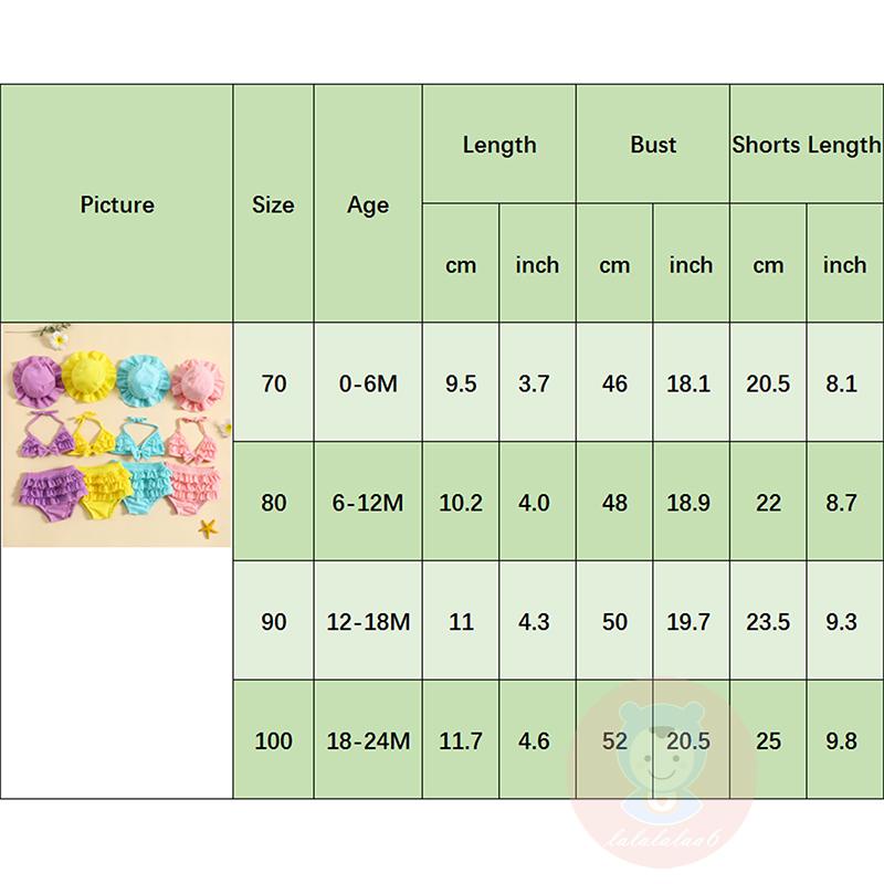 Bộ Đồ Bơi Liền Thân Cổ Yếm Nhiều Lớp Thời Trang Mùa Hè Cho Bé Gái Laa