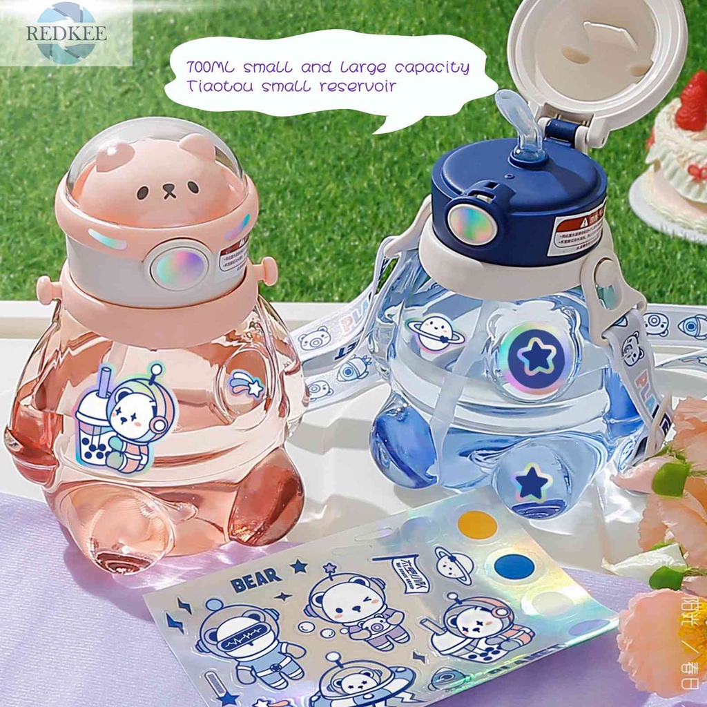 Bình Nước 700ml Hình Gấu Dễ Thương