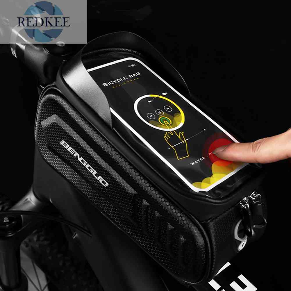 Túi Đựng Điện Thoại Chống Thấm Nước Có Thể Chạm Màn Hình Cảm Ứng Gắn Khung Trướ