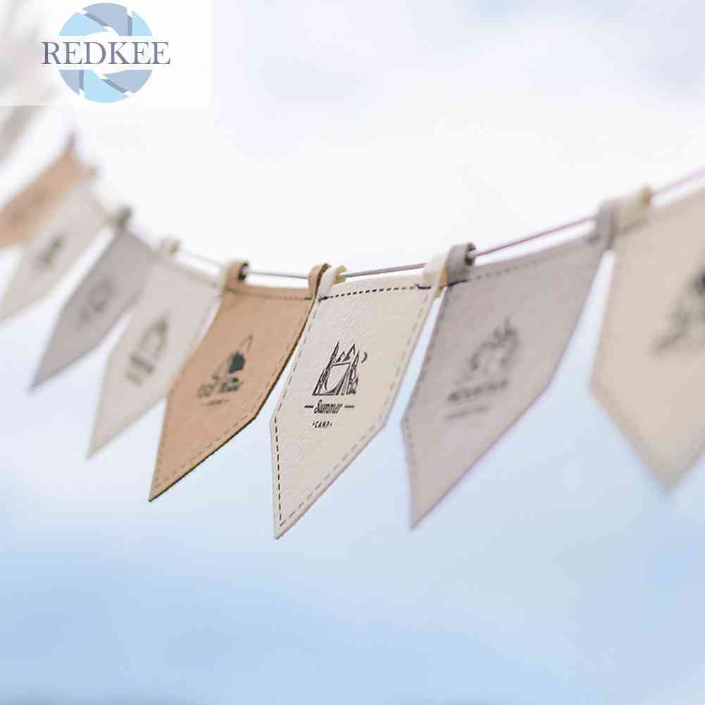 Cờ Bằng Vải Nỉ Gọn Nhẹ Kèm Dây Có Thể Điều Chỉnh Dùng Khi Đi Cắm Trại