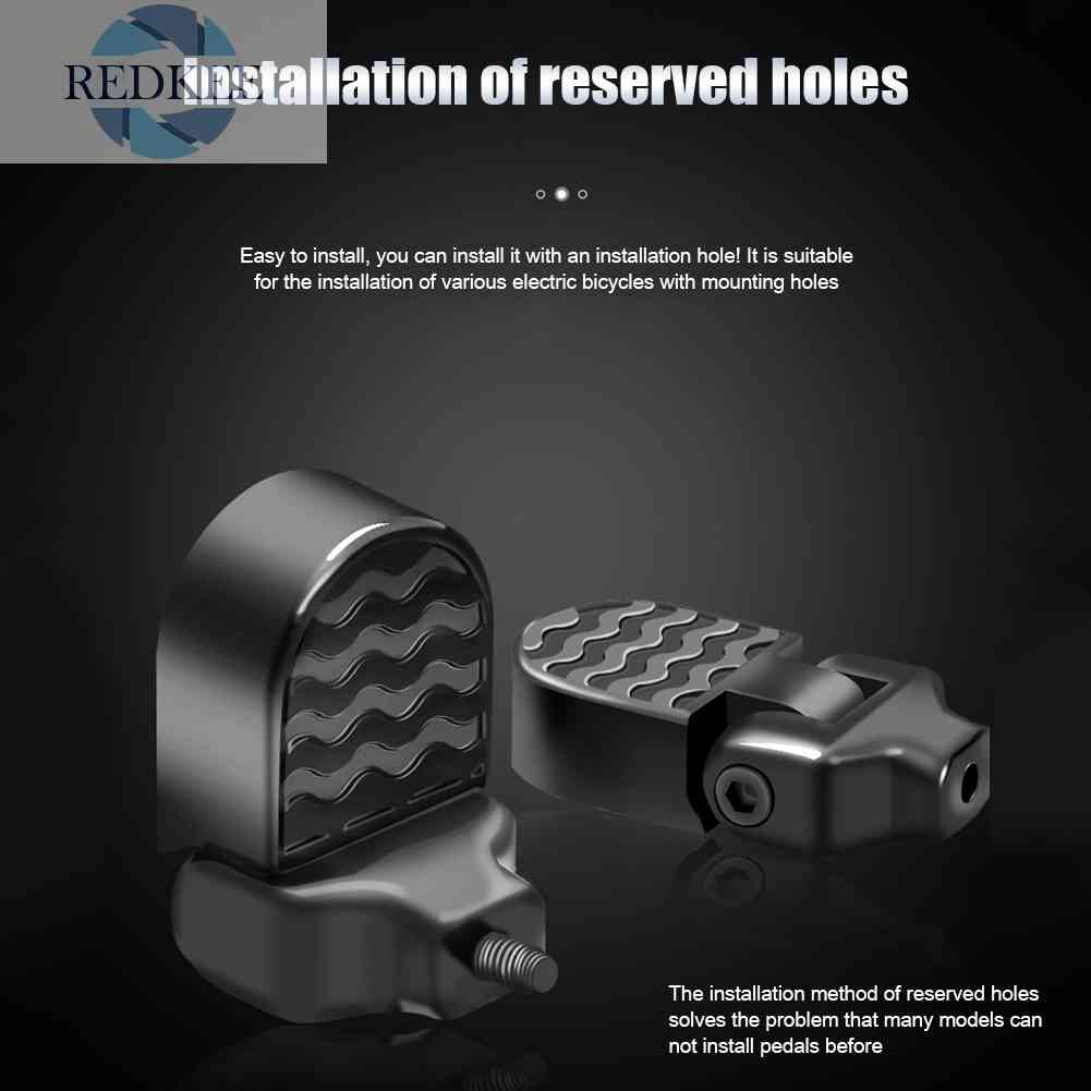 Bàn Đạp Để Chân Phía Sau Cho Xe Đạp Leo Núi Màu Đen