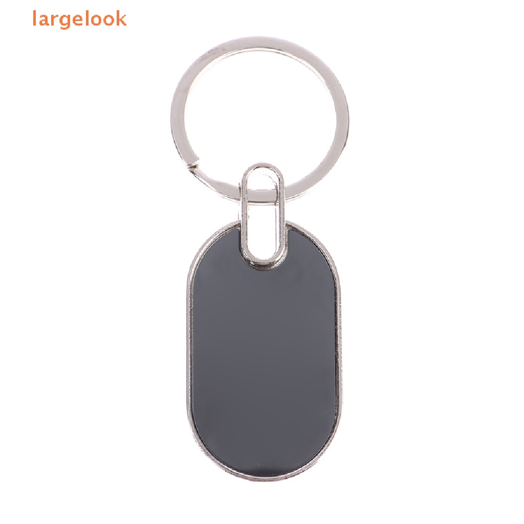 [Biglook] Móc Chìa Khóa Thẻ Kim Loại Trống Có Thể Là o o Quà Tặng Mới